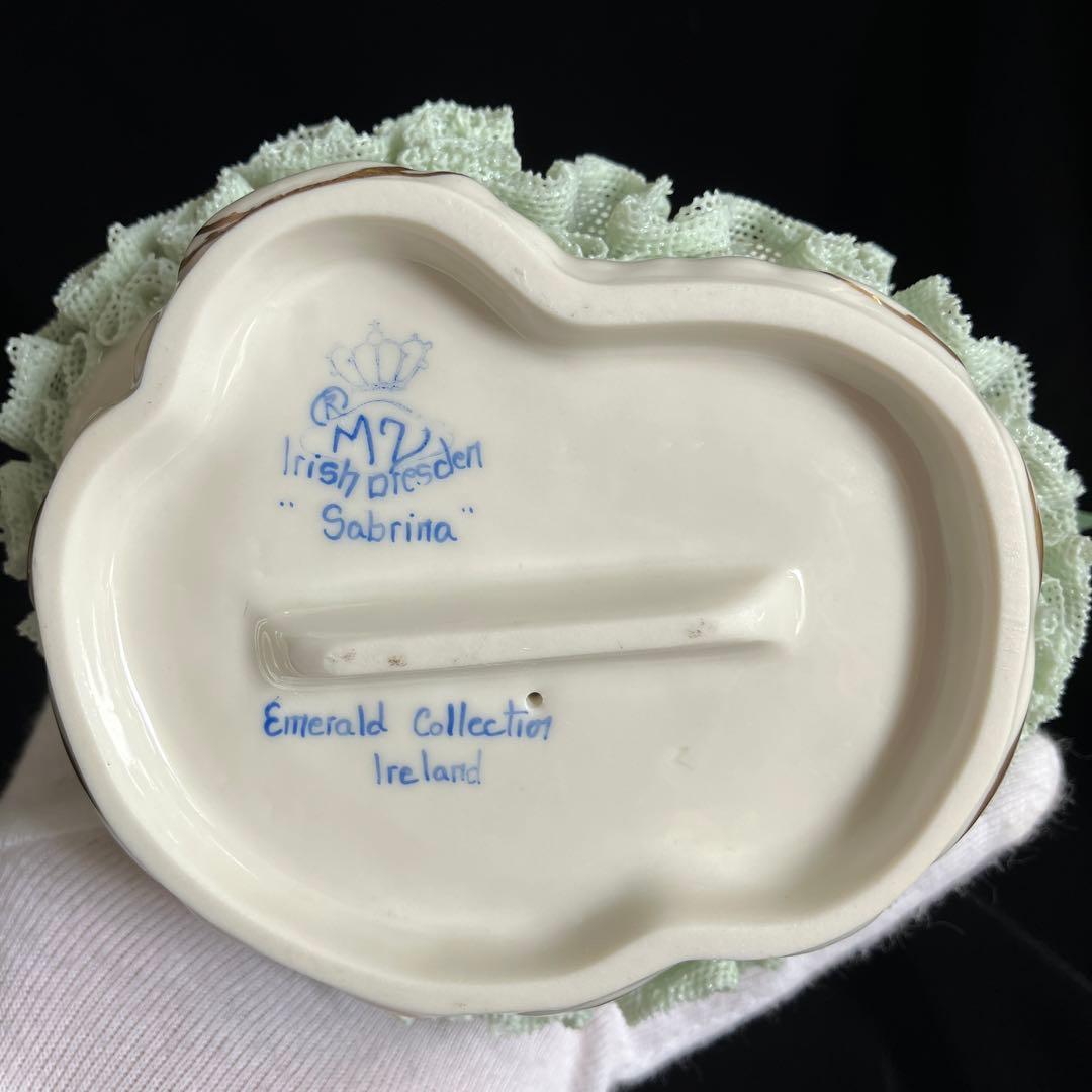 【匿名配送/希少】アイリッシュドレスデン/フィギュリン/エメラルドコレクション