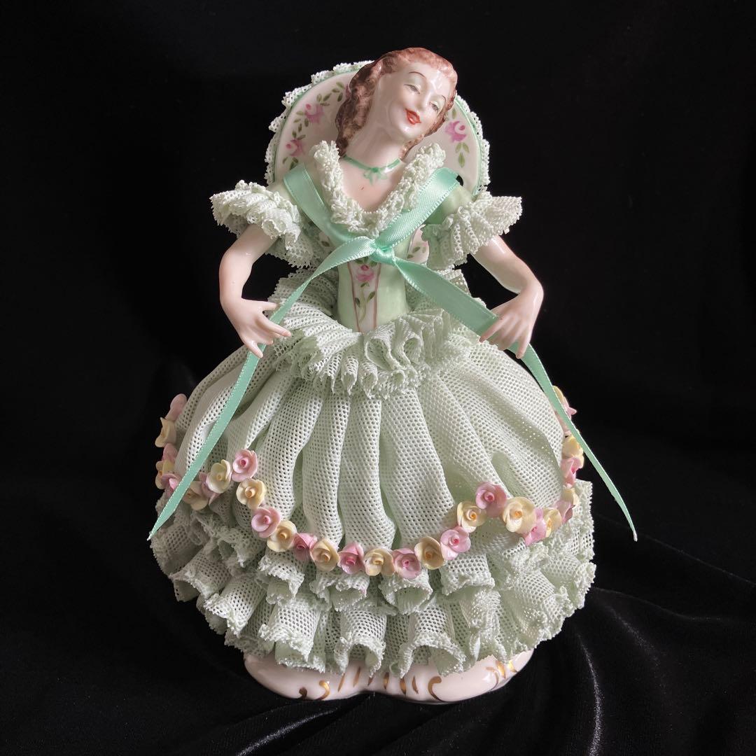 【匿名配送/希少】アイリッシュドレスデン/フィギュリン/エメラルドコレクション