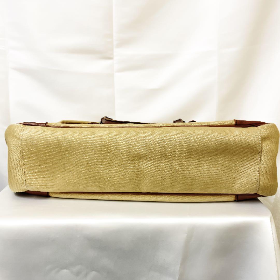 【激レア】ラルフローレンヘリテージ レザートリム キャンバス　ビジネスバッグ