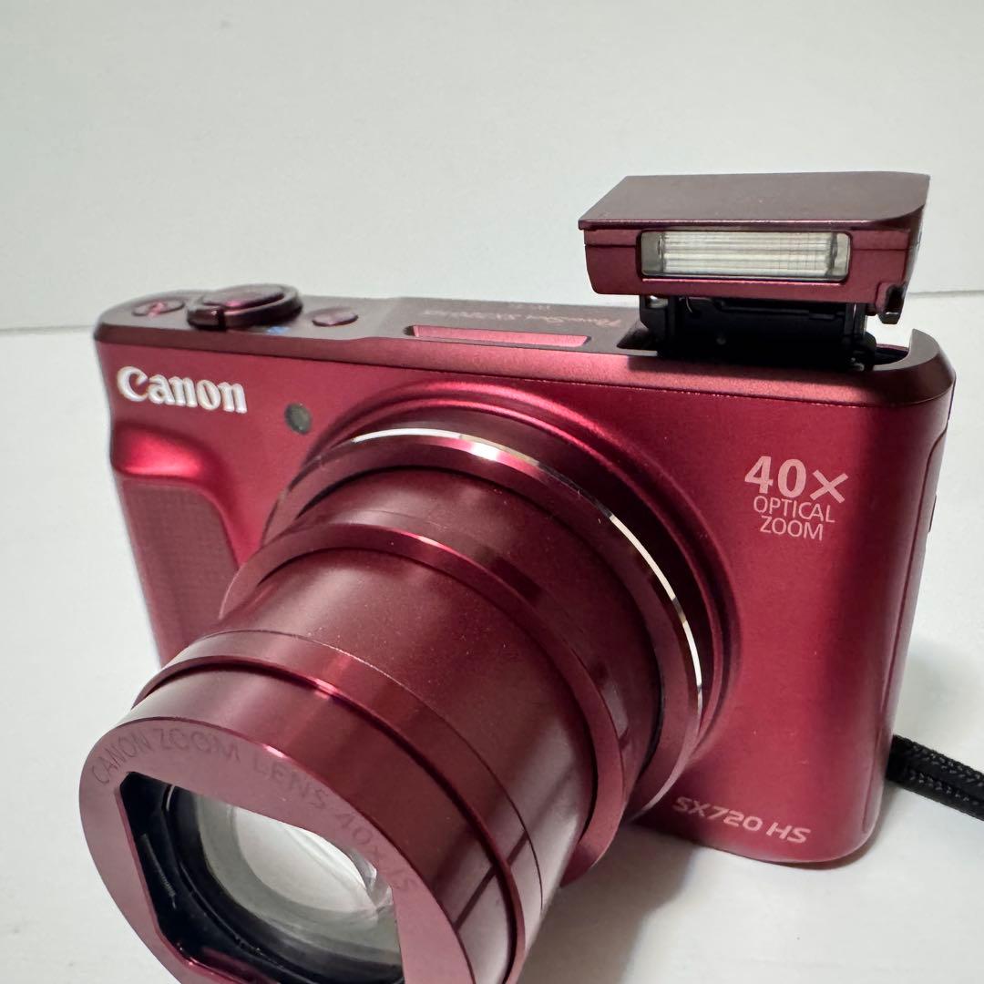 極美品 キヤノン Canon PowerShot SX720 HS レッド