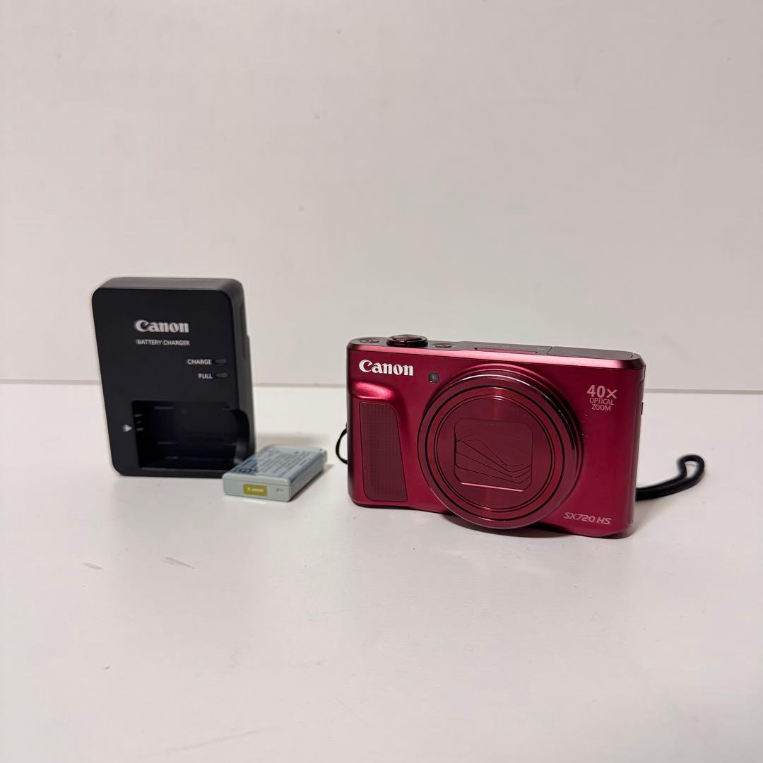 極美品 キヤノン Canon PowerShot SX720 HS レッド