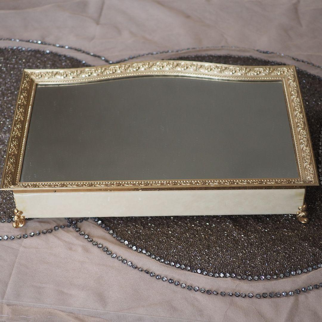 ジュエリートレイ ジュエリーケース 鏡 ミラー SHISEIDO ディスプレイ