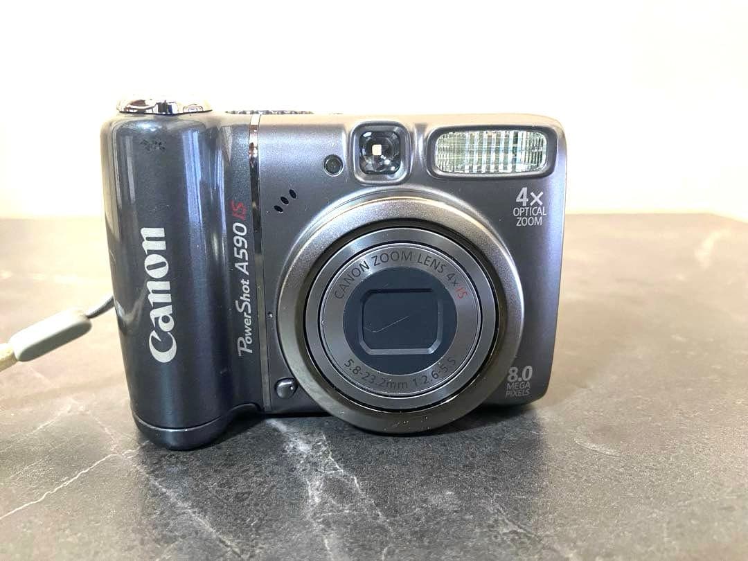美品 Canon PowerShot A590ISコンパクトデジタルカメラ
