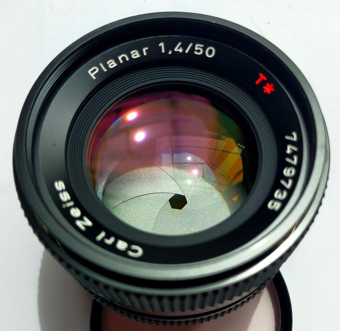カビ,コーティング傷み Planar 50mm f1.4 MMJ