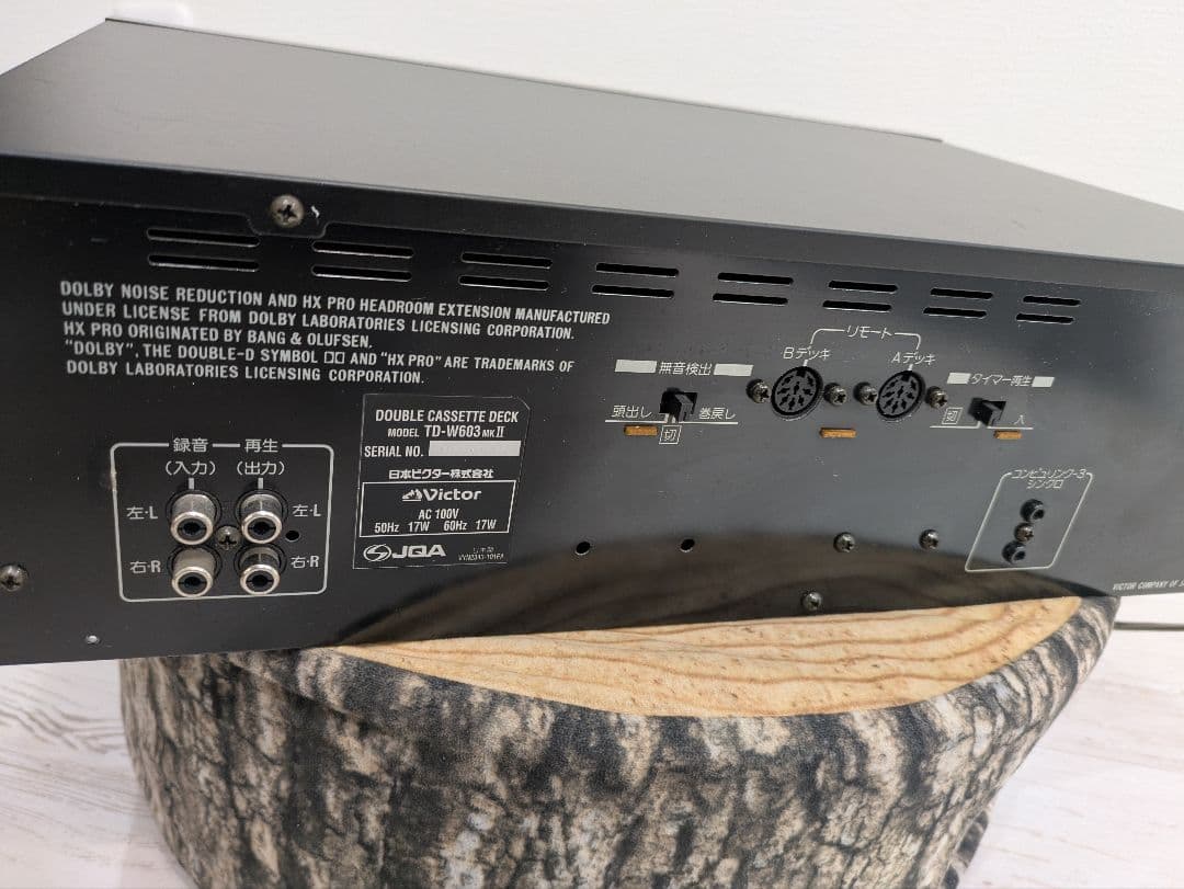 Victor TD-W603MKⅡ ダブルカセットデッキ