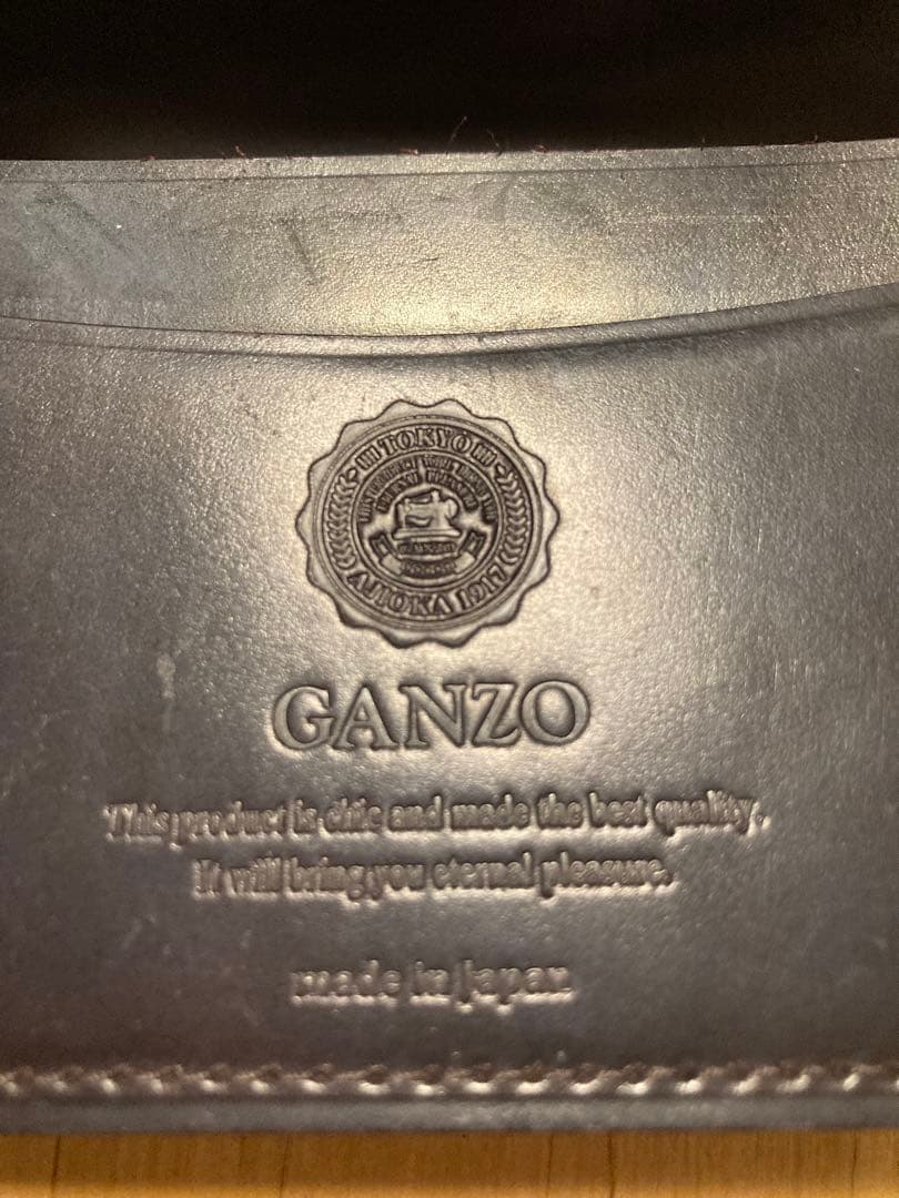 GANZO シェルコードバン2 名刺入れ バーガンディ 24年11月購入