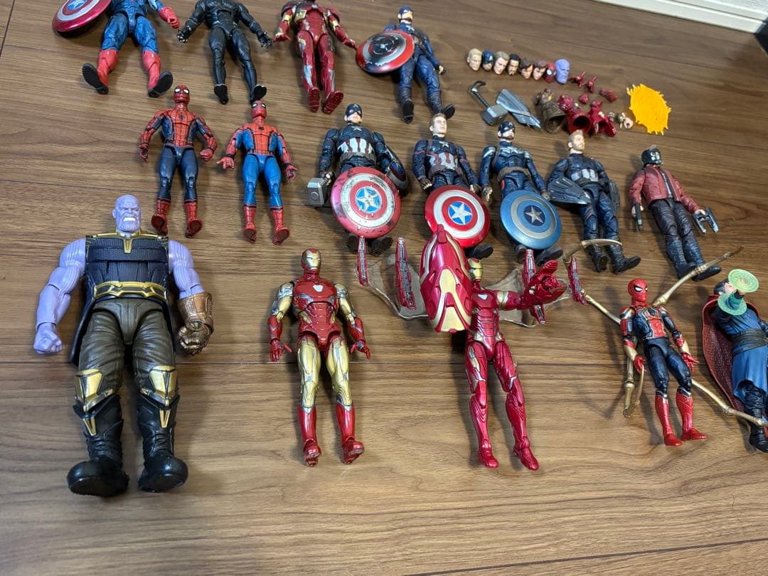 マーベルレジェンド アベンジャーズ アイアンマン　スパイダーマン