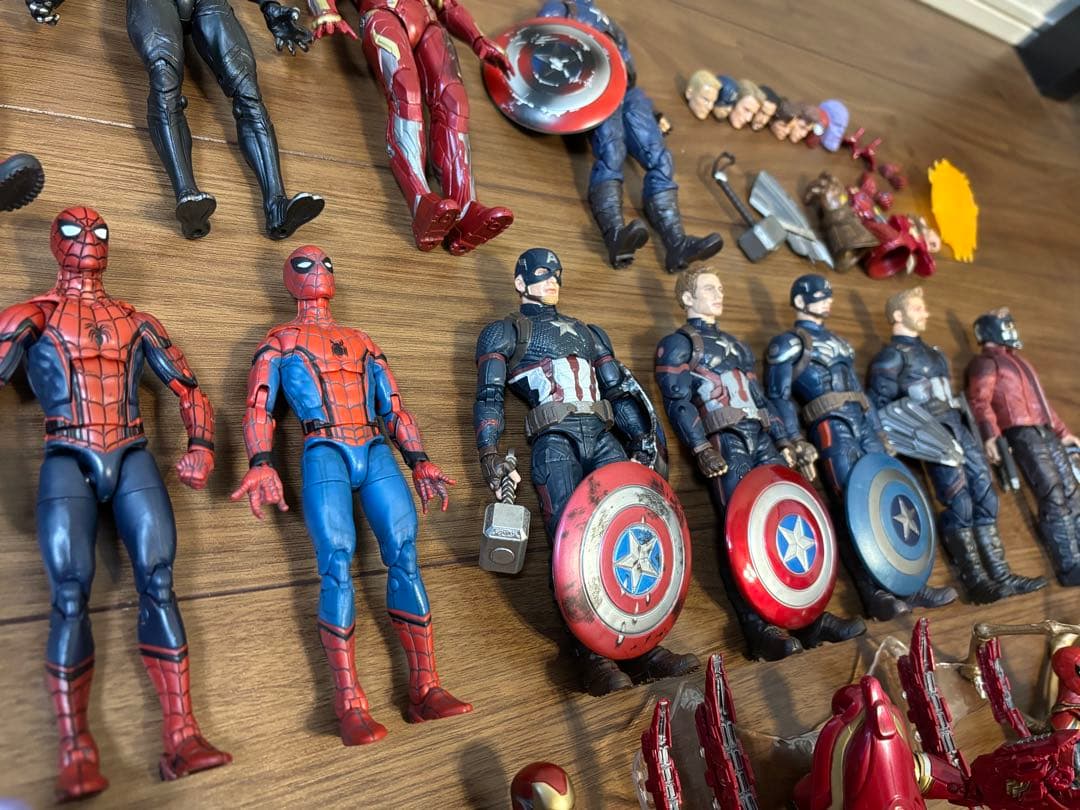 マーベルレジェンド アベンジャーズ アイアンマン　スパイダーマン