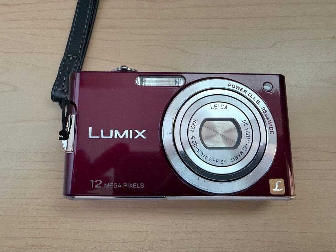 Panasonic LUMIX デジタルカメラ ワインレッド　DMC-FX60