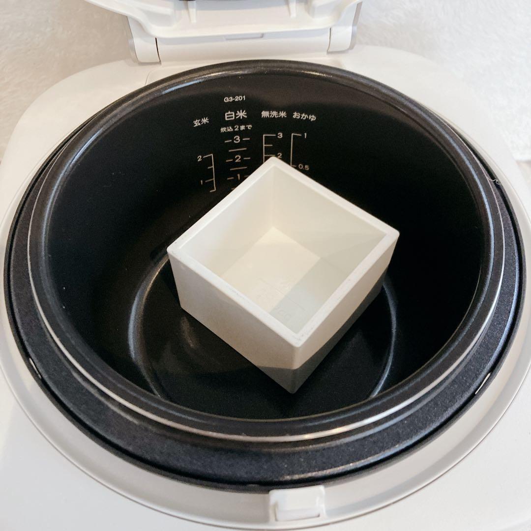 【美品】Balmuda The Gohan ホワイト K08A-WH 説明書付き