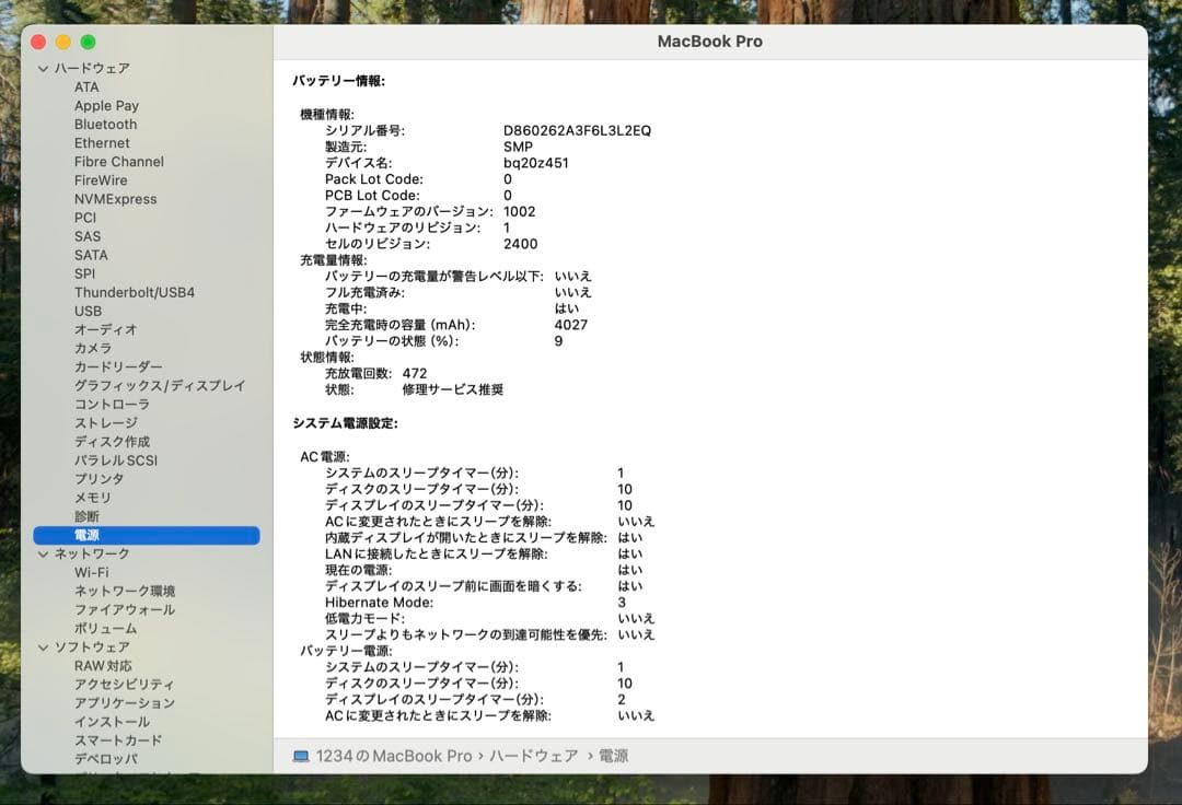 MacBook本体 Apple MacBook Pro 13 2019 i5/8GB/120Gb