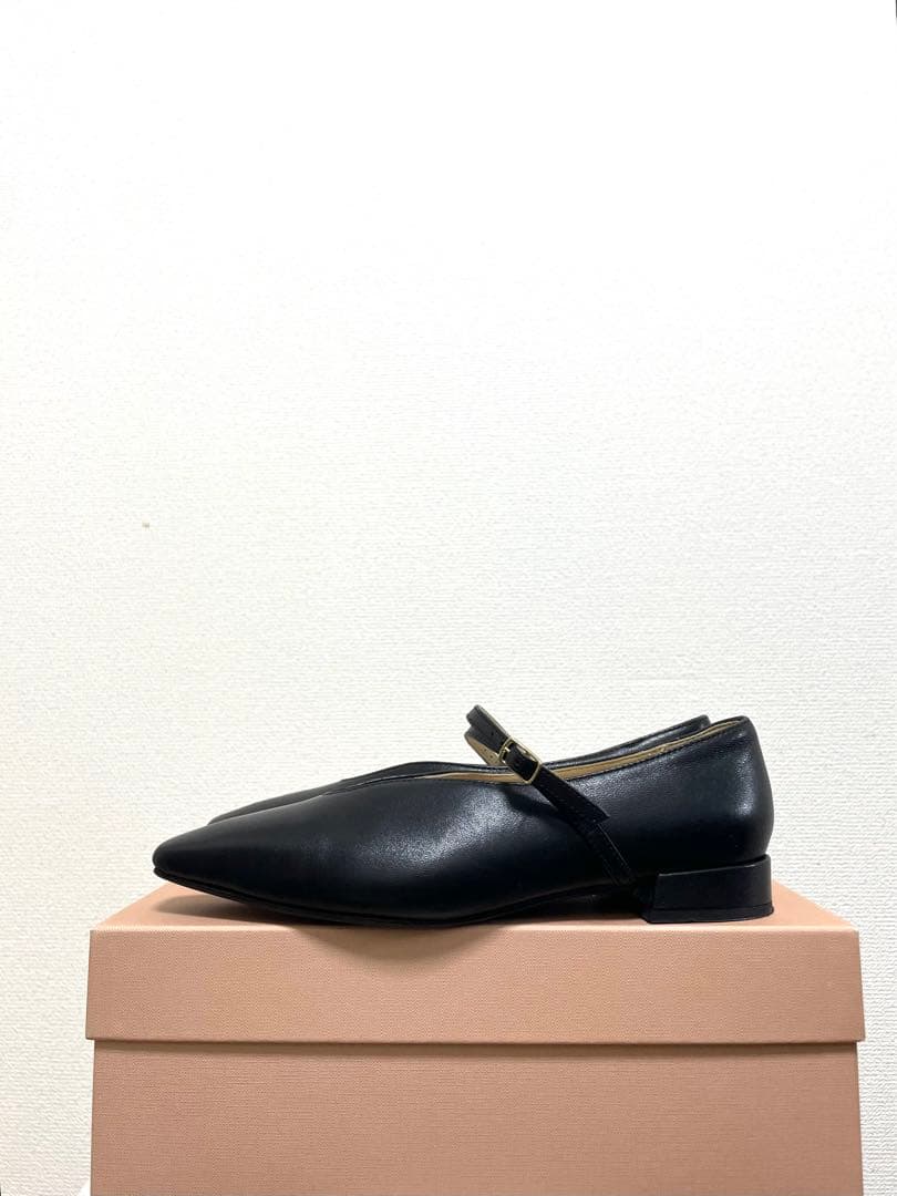 FABIO RUSCONI メリージェーン 黒 36 美品