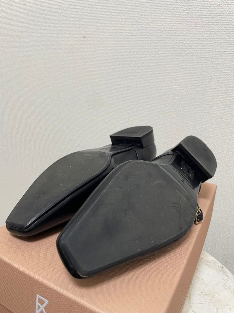 FABIO RUSCONI メリージェーン 黒 36 美品