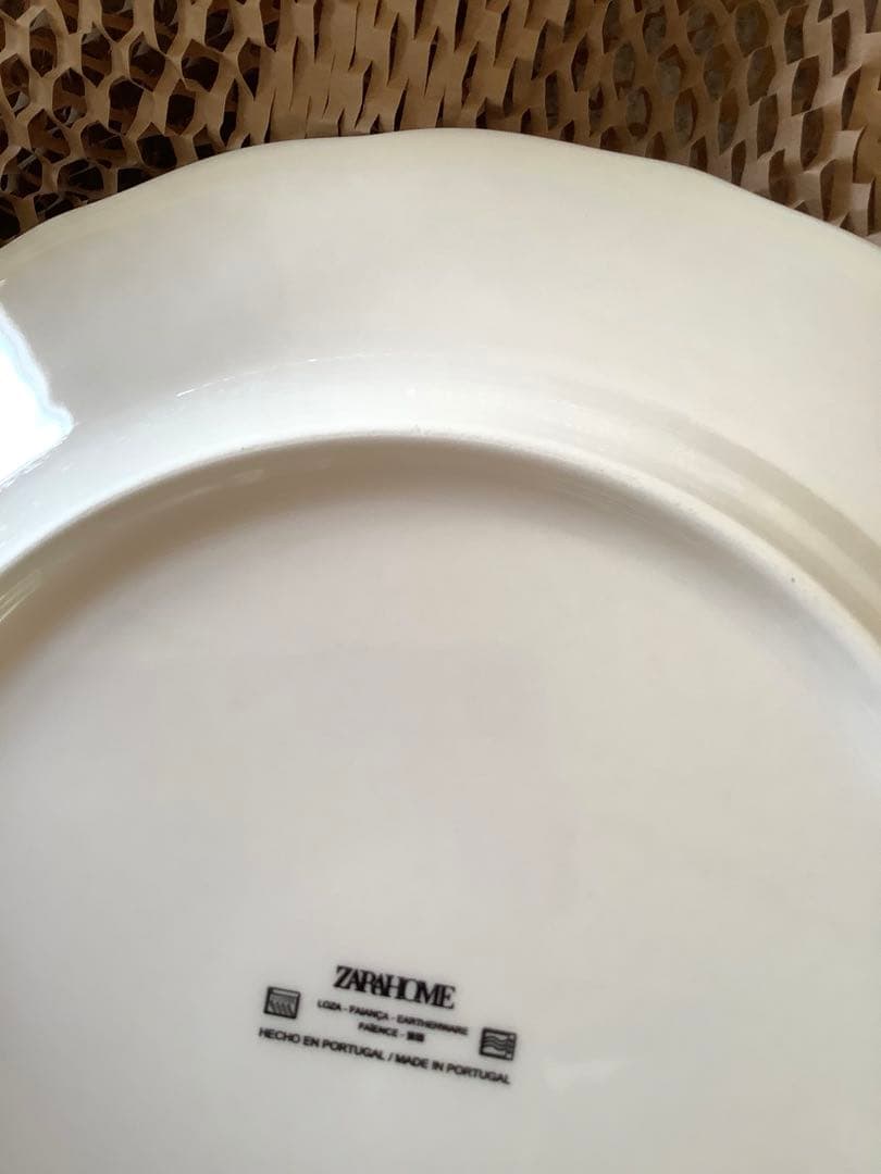 ZARA  フラワーアースンウェアデイナープレート3枚【新品•タグ付き】