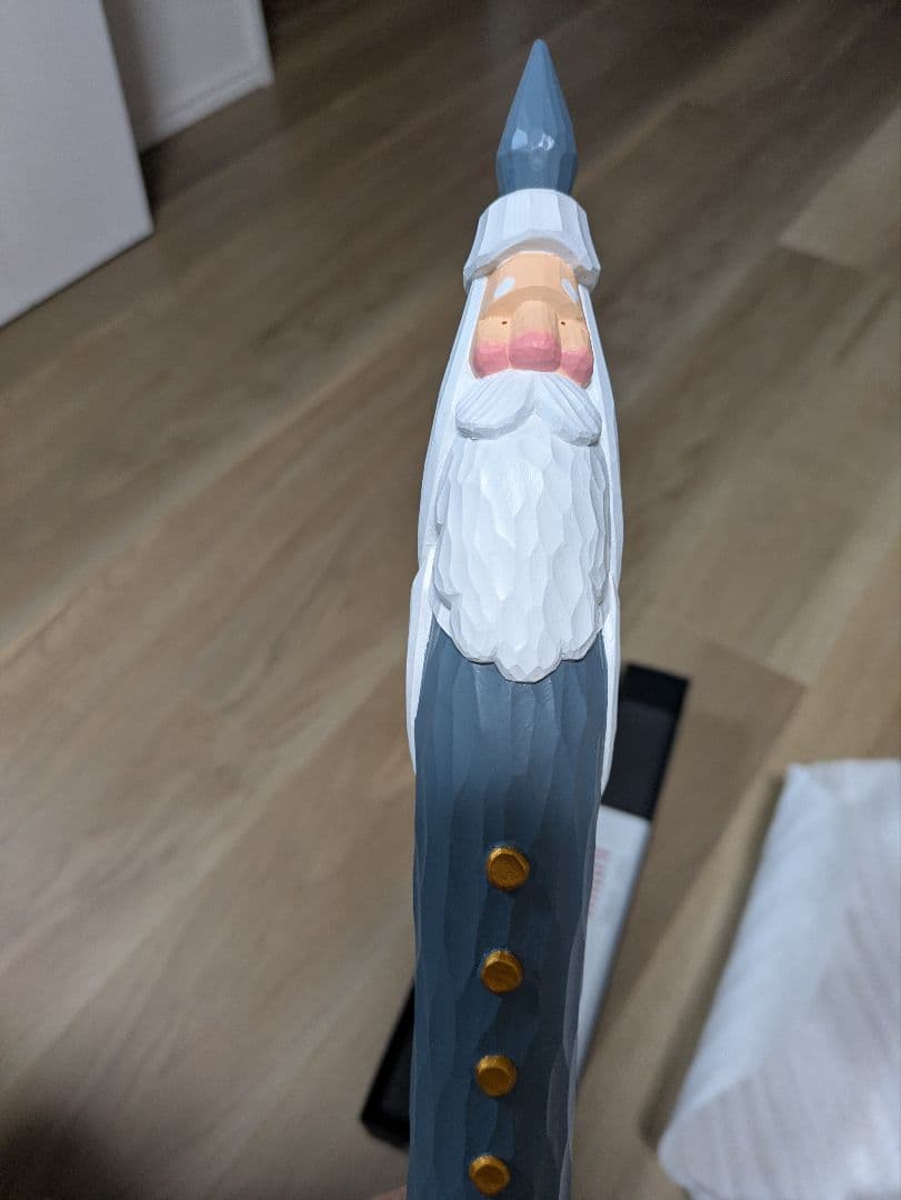 新品未使用Shimoo Design とんがりサンタ　グレー