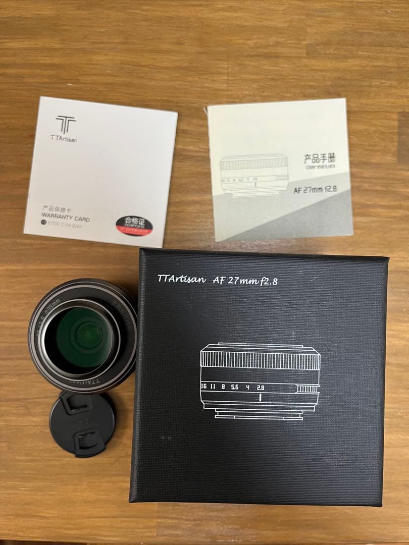 TTArtisan 27mm f2.8 富士フイルムXマウント チタン