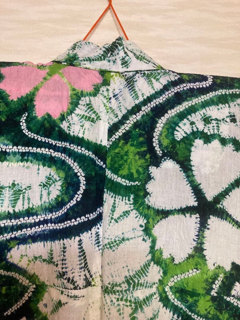 有松絞り　浴衣　可愛い