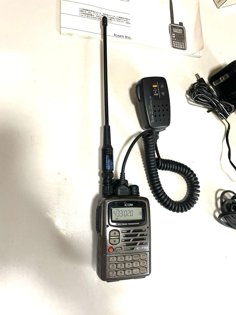 の*ん様 ☆美品☆ ICOM IC-T90 50/144/430MHz 14点セ