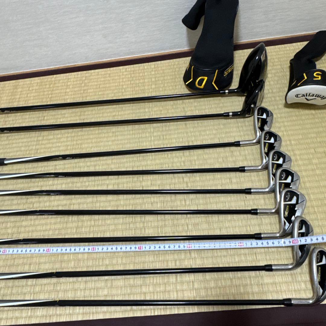メンズ用callawayゴルフクラブセット９本WARBIRD