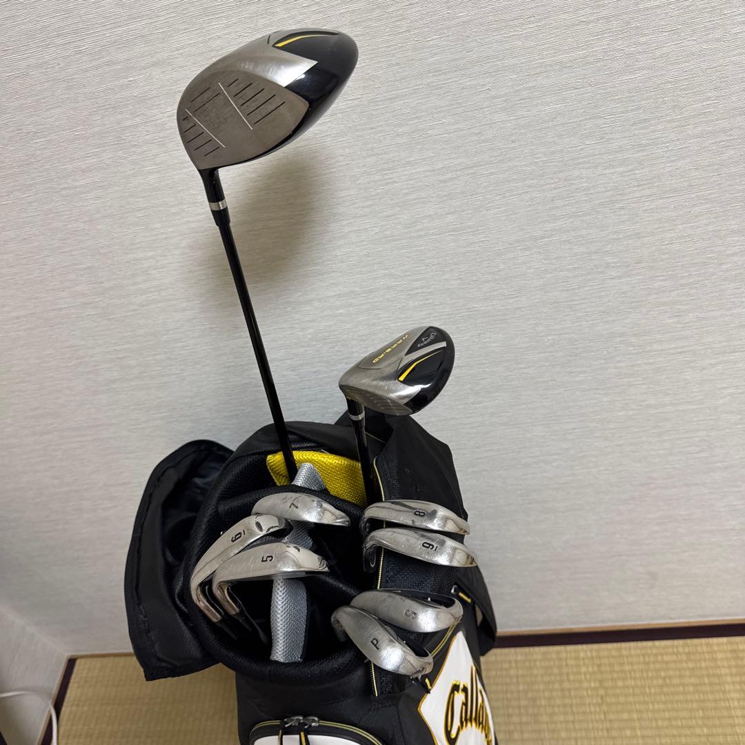 メンズ用callawayゴルフクラブセット９本WARBIRD