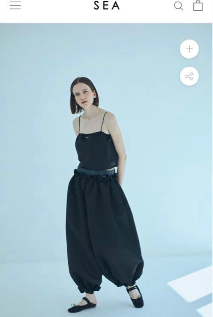 【新品】SEA HEAVY SATIN DOLA CAMISOLE