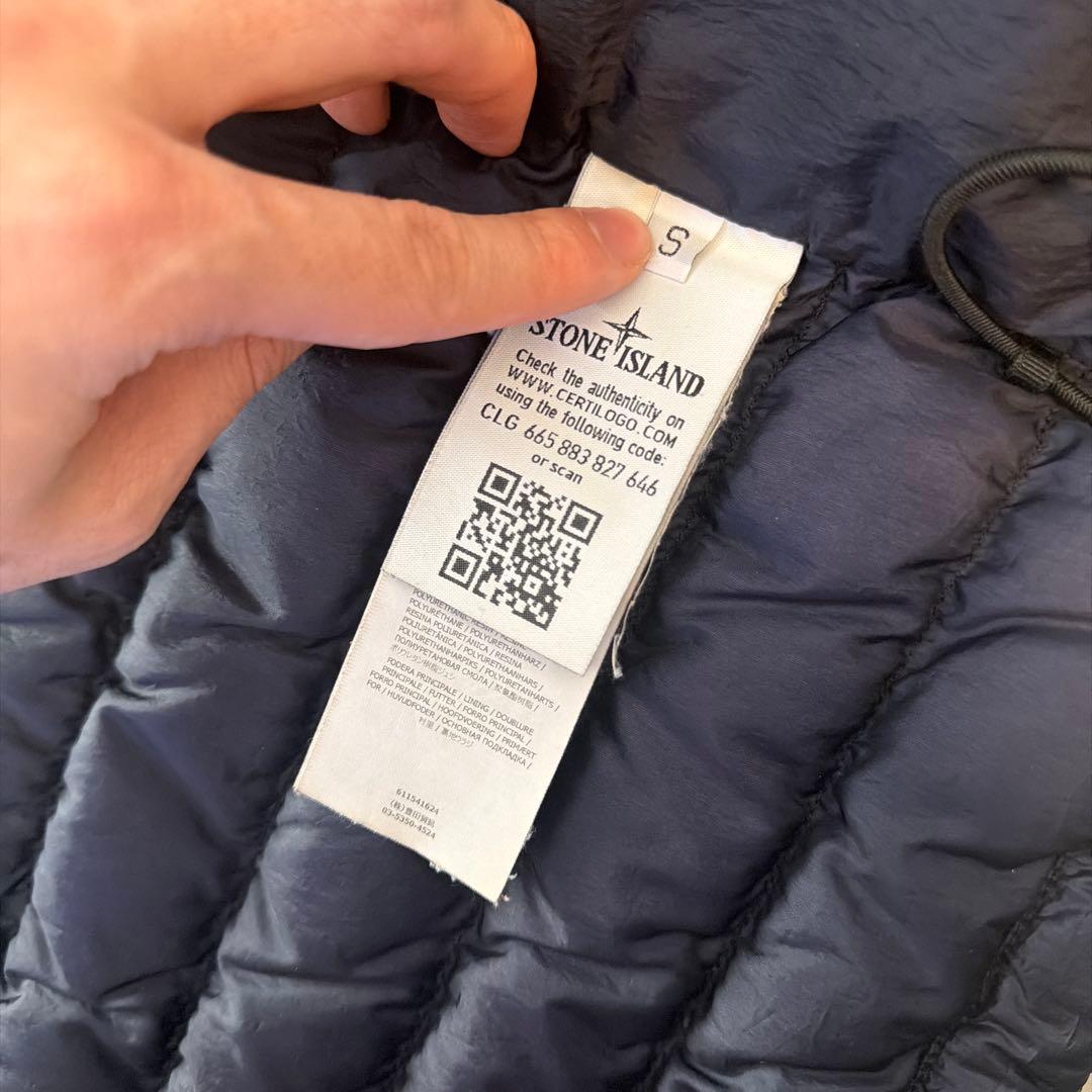 早い者勝ち！STONE  ガーメントダイダウンジャケット S ダーク