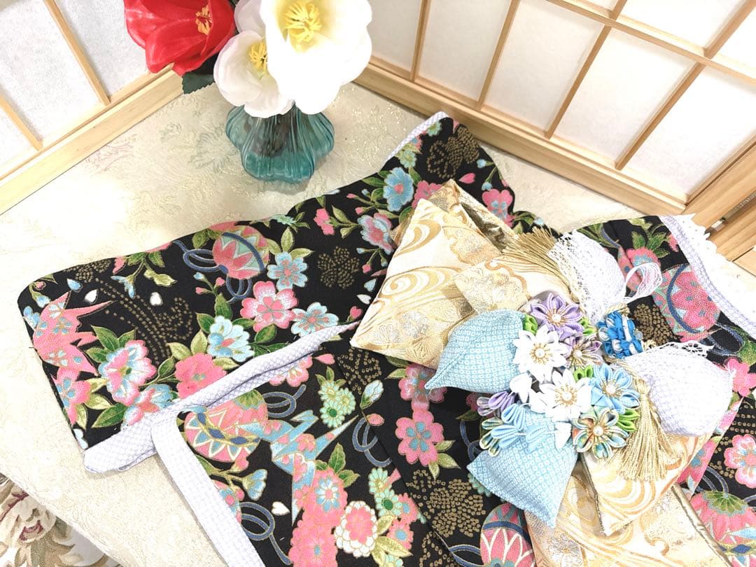 B466.pon2pan2☆犬オーダー2ウェイお着物☆犬お着物☆犬オーダーお着物