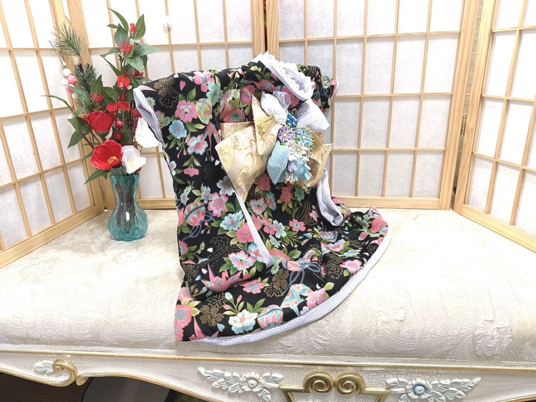 B466.pon2pan2☆犬オーダー2ウェイお着物☆犬お着物☆犬オーダーお着物