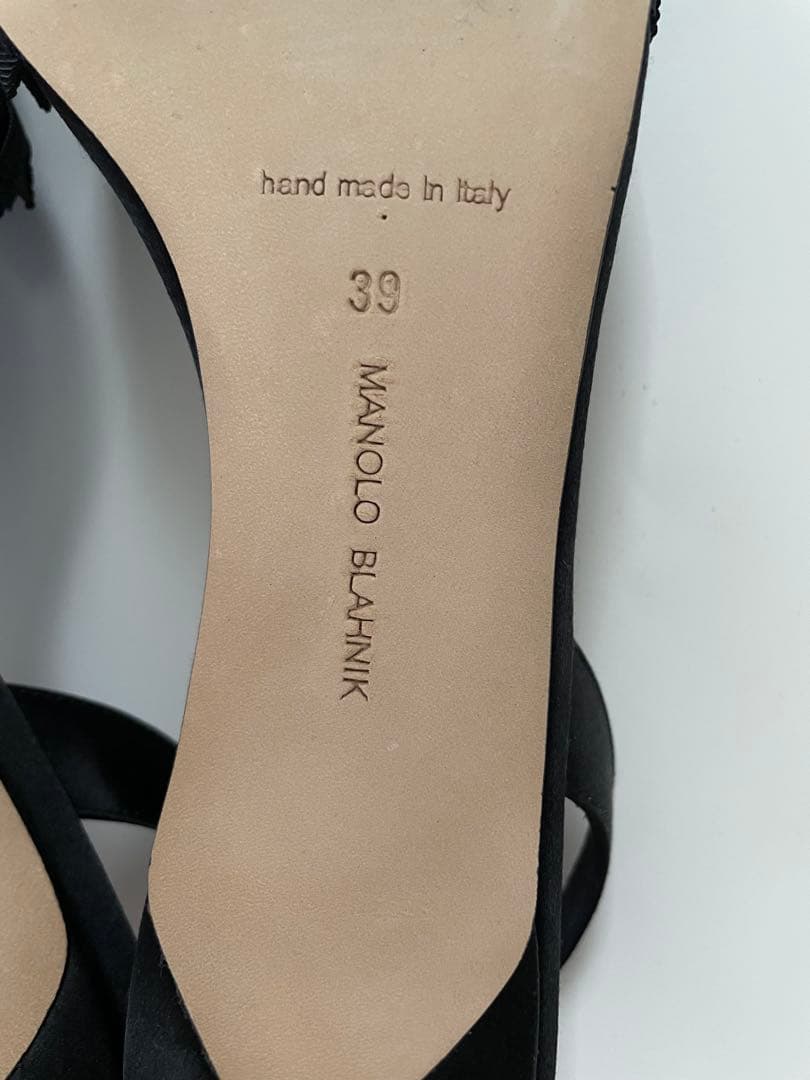 【新品未使用】MANOLO BLAHNIK LIGRA ブラック 39