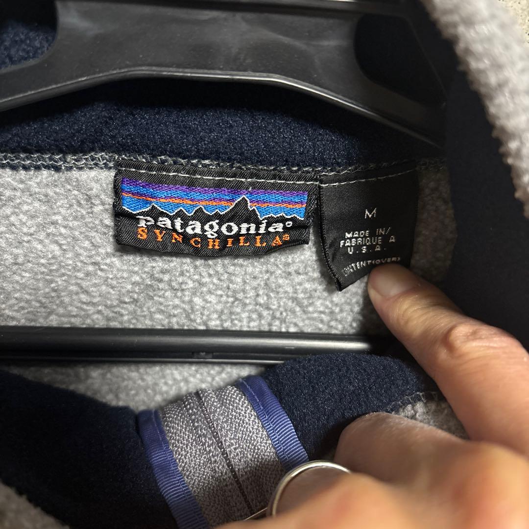 パタゴニア　シンチラフリース　ベスト　made in USA サイズM