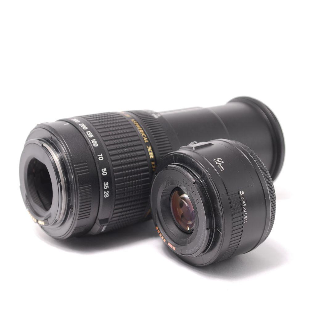 ❤即購入1000円OFF❤Canon 6D 単焦点 50mm ×超望遠万能レンズ