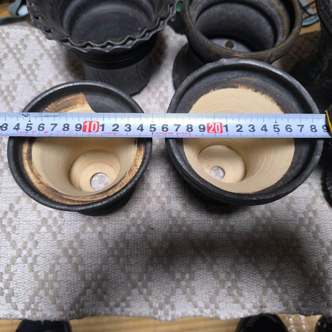 笠間焼 陶器鉢 陶炎祭 植木鉢 7個セット