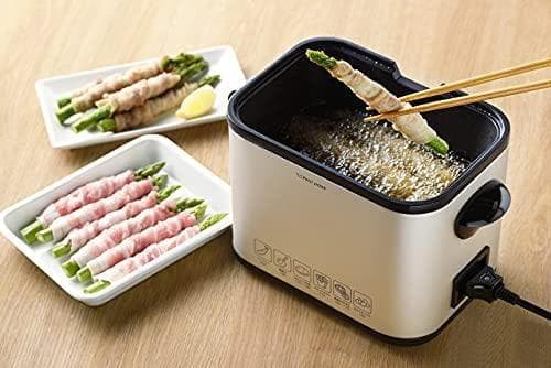 A丸山技研 プチ・プレジール 電気 角形 フライヤー 火を使わずに揚げ物 卓上