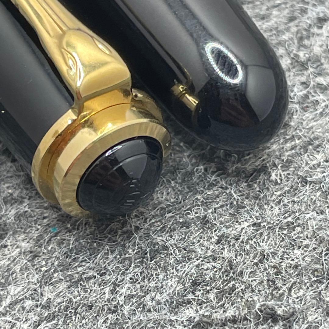 PE699□ペリカン 400nn m&k 緑縞 万年筆 吸入式