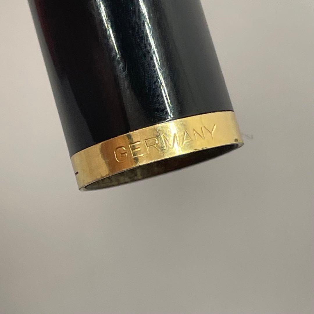 PE699□ペリカン 400nn m&k 緑縞 万年筆 吸入式