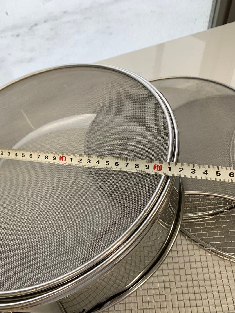 業務用ステンレス製 裏漉し器 と替アミ式4枚