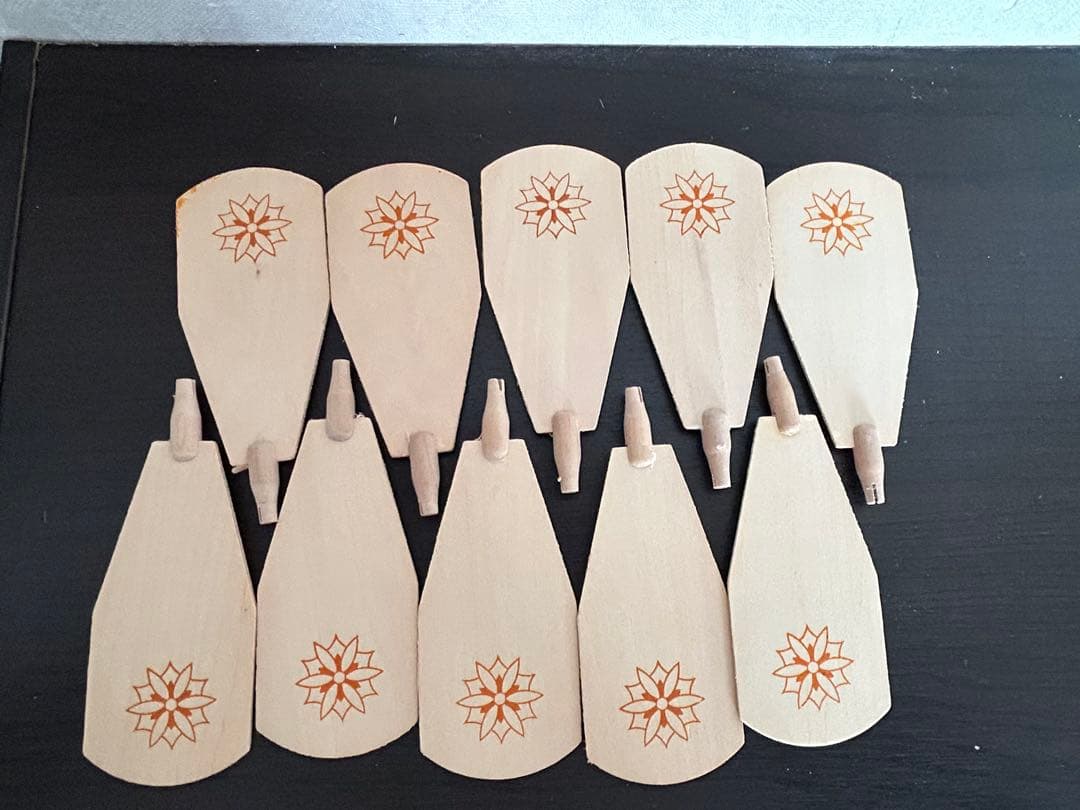 年代物　昭和レトロ　クリスマスピラミッド 44cm 木製　箱付き