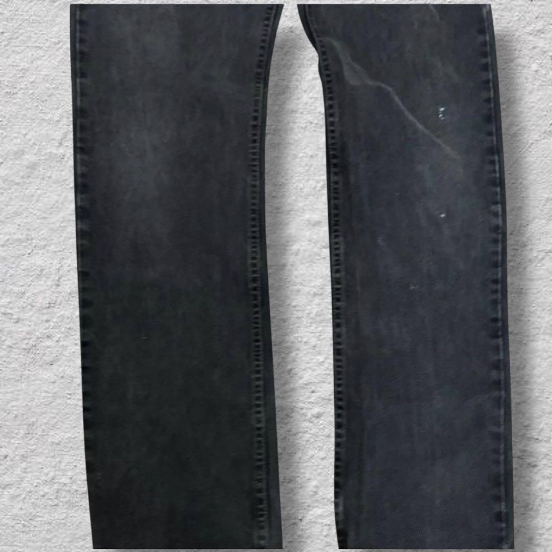 リーバイス505ブラックデニム後染め90sUSA製W32vintage古着レア