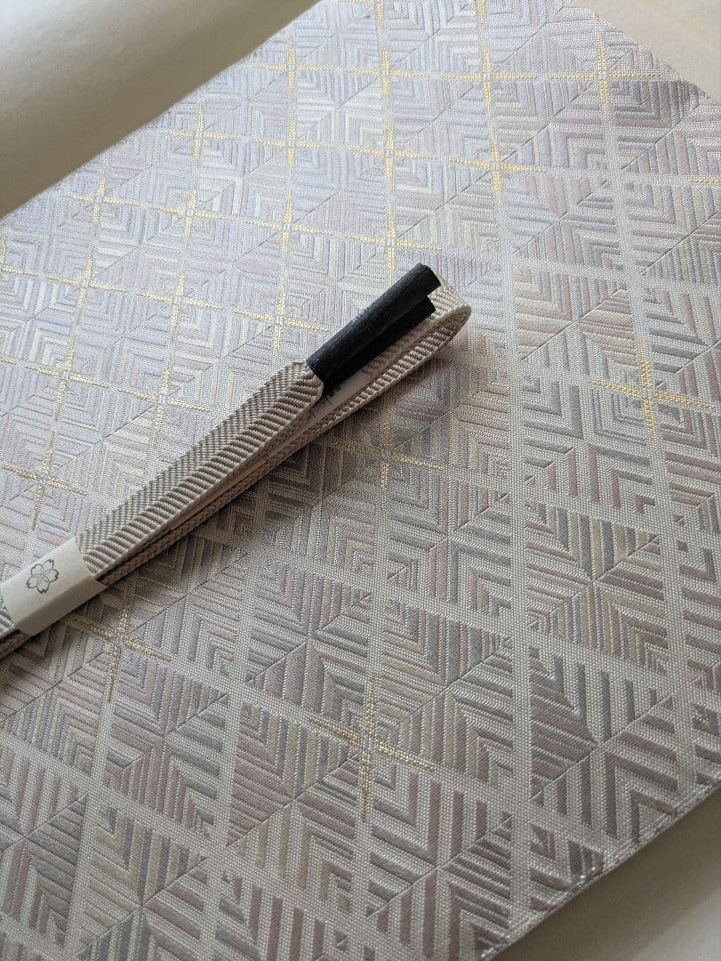 正絹ほていや謹製本場筑前博多織花菱文様高級フォーマル袋帯両面リバーシブル