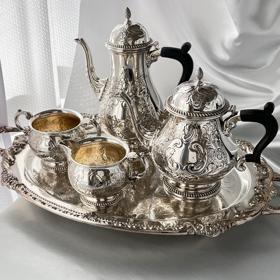 【Barker Ellis】 ビクトリアンのティーサービス 4点 ティーポット