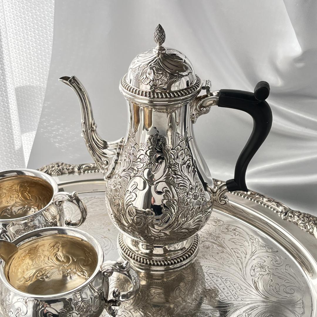 【Barker Ellis】 ビクトリアンのティーサービス 4点 ティーポット