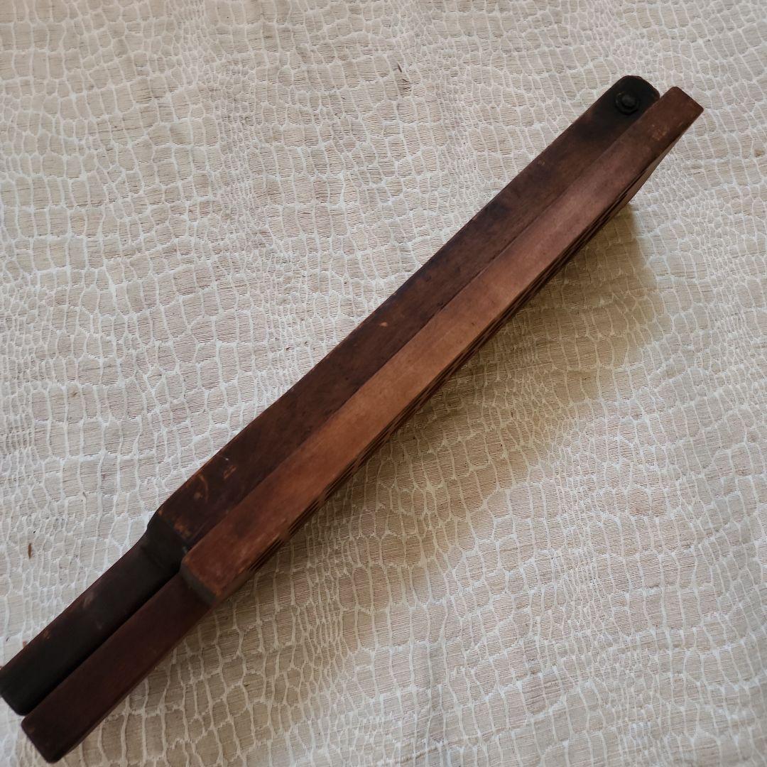 ユ*リ様 菓子木型2点セット-8　古い 木型 菓子型 和菓子 木製 古道具 古物