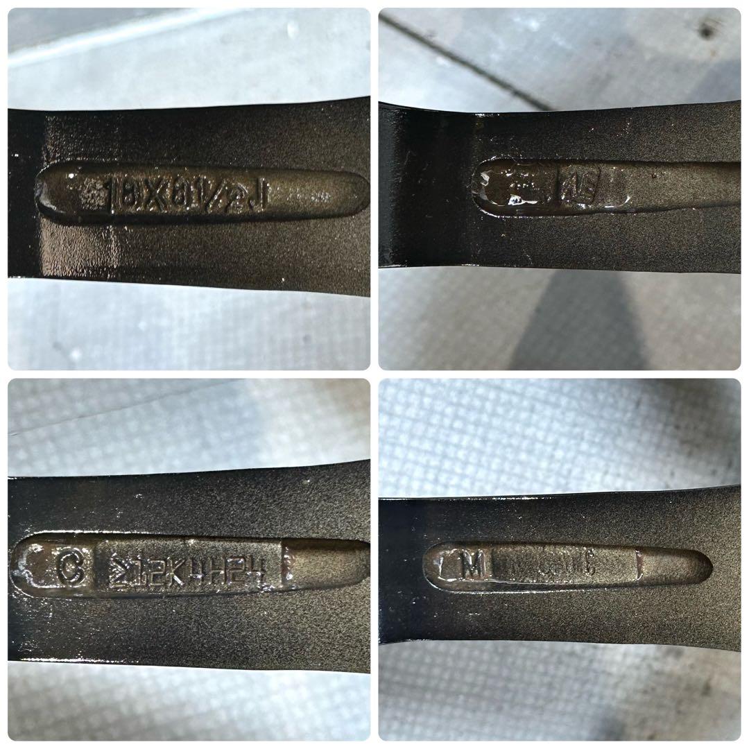 三菱 ランエボⅦ 装着 LM SPORT 18インチ　アルミホイール4本セット