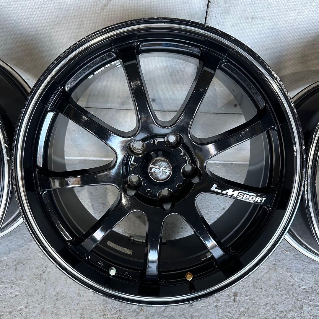 三菱 ランエボⅦ 装着 LM SPORT 18インチ　アルミホイール4本セット