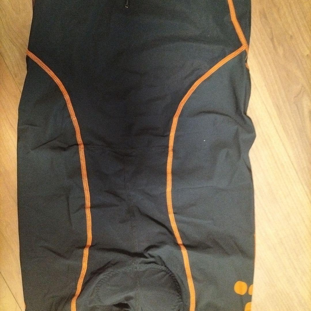 新品 メンズM レリック RERIC トライアスロン レース スーツ 黒オレンジ