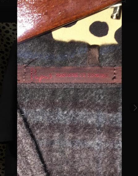 定価13万 M 使用1シーズン Papas パパス ダッフルコート　ウール　茶色