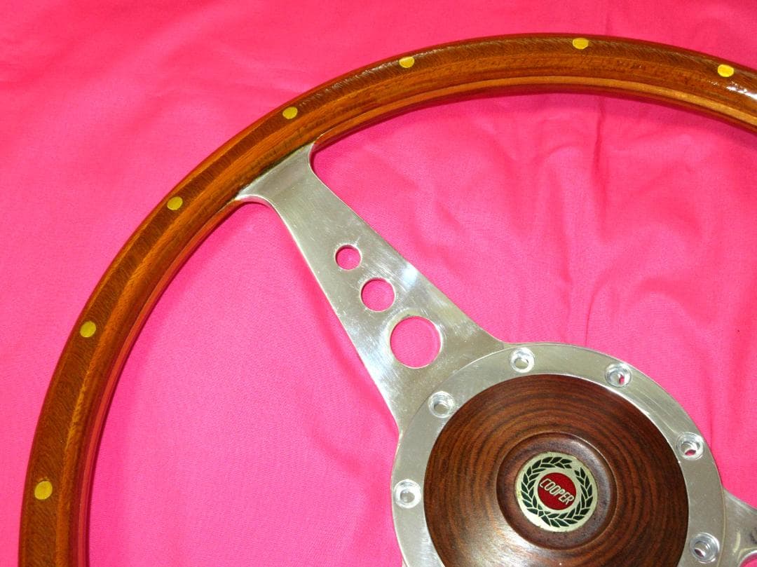 6353 正規品 MotoLita モトリタ ウッドステアリング 35Φ