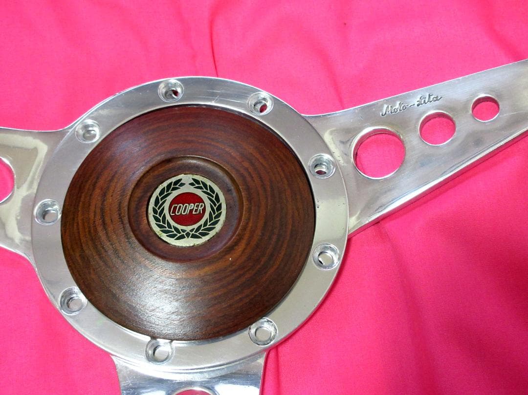 6353 正規品 MotoLita モトリタ ウッドステアリング 35Φ