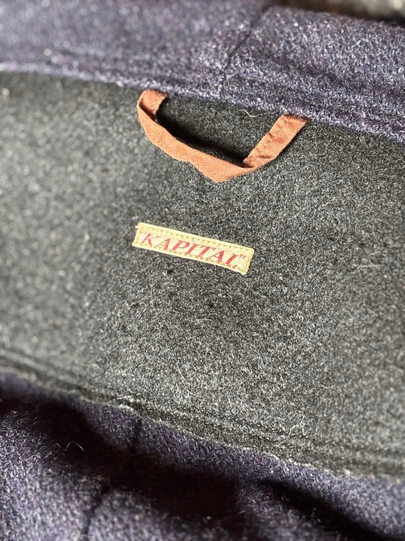 Kapital キャピタル ボア リングコート ネイビー 紺色 あったかい