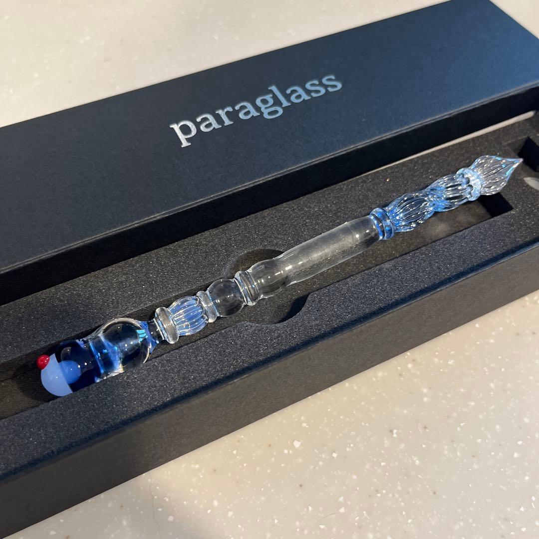 paraglass ブルーソーダ　ガラスペン